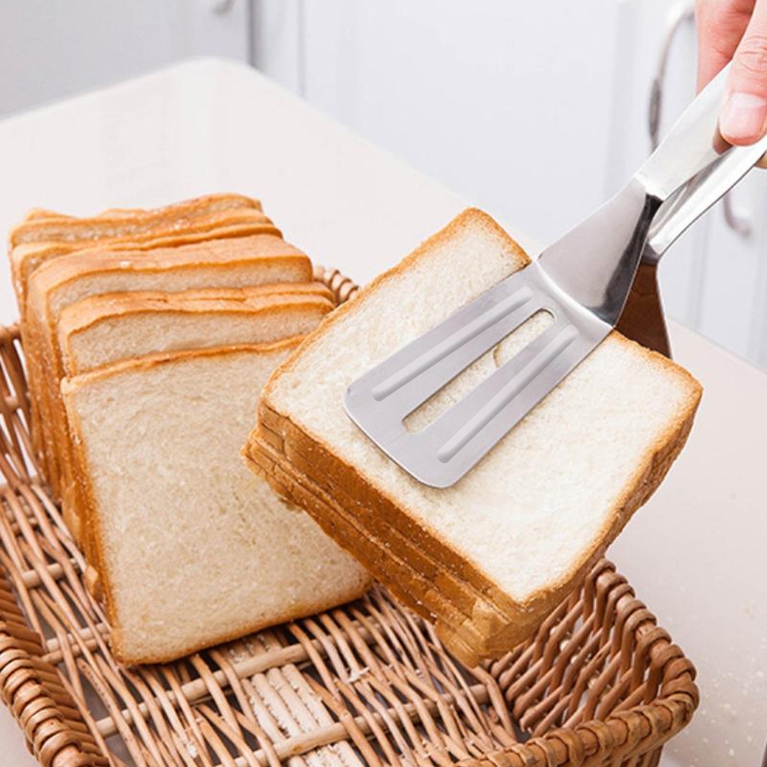 2919 MULTIFUNCTION COOKING SERVING TURNER FRYING FOOD TONG. STAINLESS STEEL STEAK CLIP CLAMP BBQ KITCHEN TONG. DeoDap 2919 MULTIFUNCTION COOKING SERVING TURNER FRYING FOOD TONG. STAINLESS STEEL STEAK CLIP CLAMP BBQ KITCHEN TONG. DeoDap